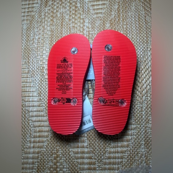 Disney Minnie Mouse Red Polka Dot Flip Flops for Kids,Girls Size US 9/10,NWT - Picture 7 of 7